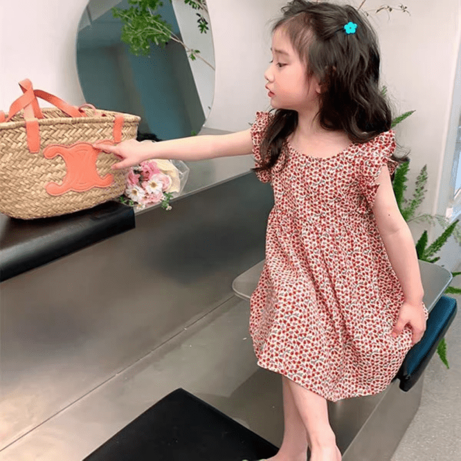⁦فستان بناتي جميل للفتيات الصغار"⁩ - الصورة ⁦2⁩