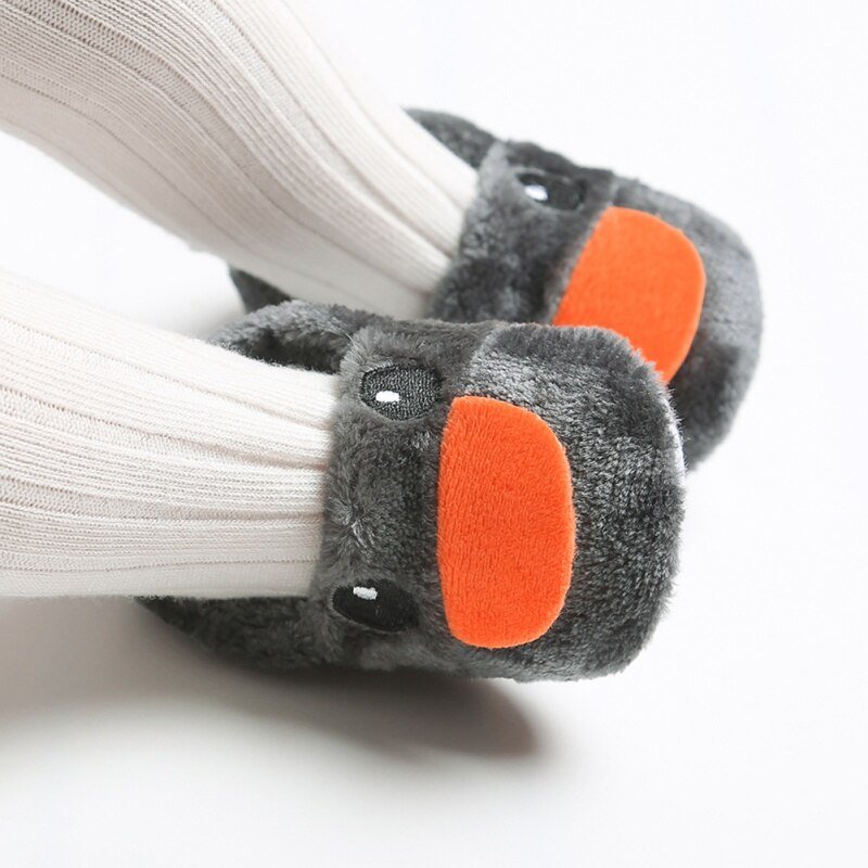 حذاء مواليد فرو بنمط رائع