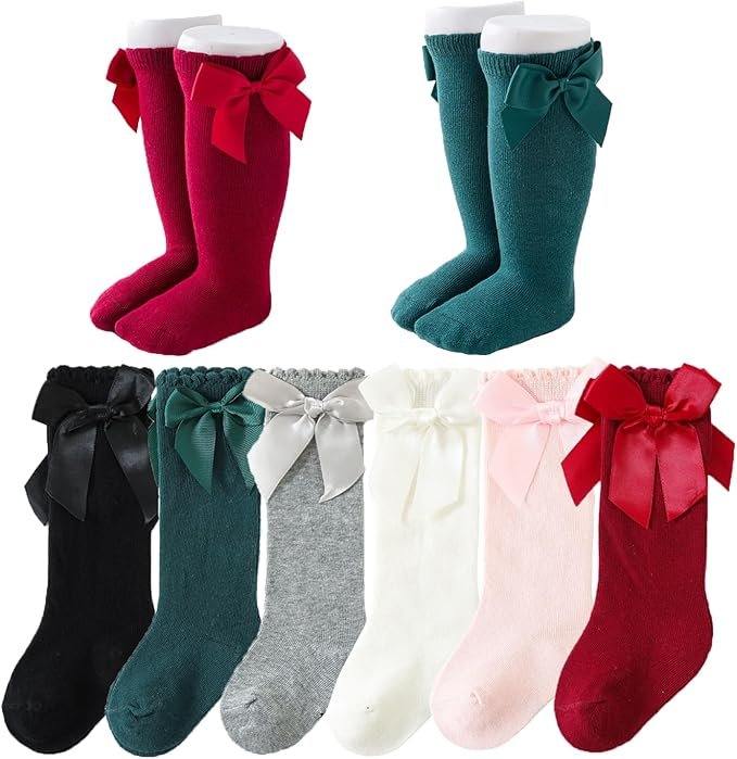 جوارب طويلة حتى الركبة بالوان مختلفة - الصورة 13