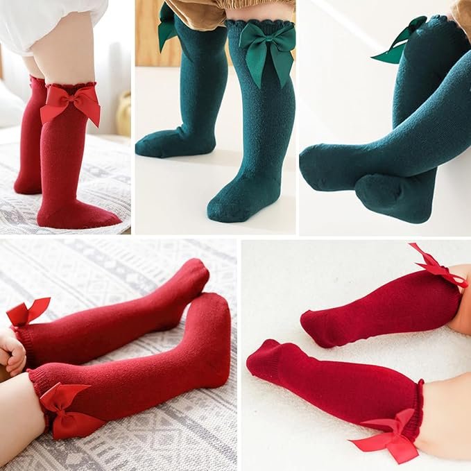 جوارب طويلة حتى الركبة بالوان مختلفة - الصورة 5