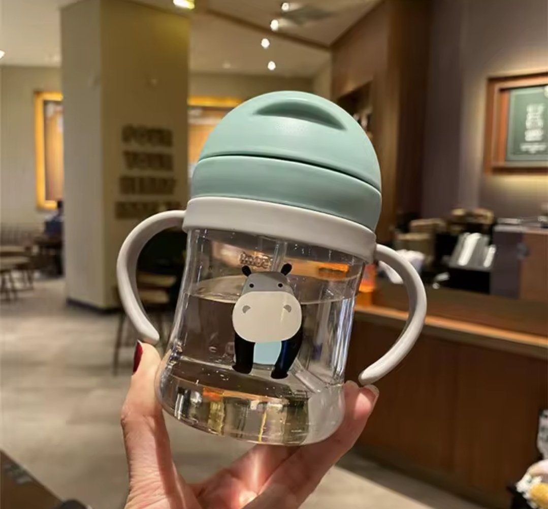 اكواب مصاصة مضادة للانسكاب للأطفال الصغار بسعة 250 مل - الصورة 4