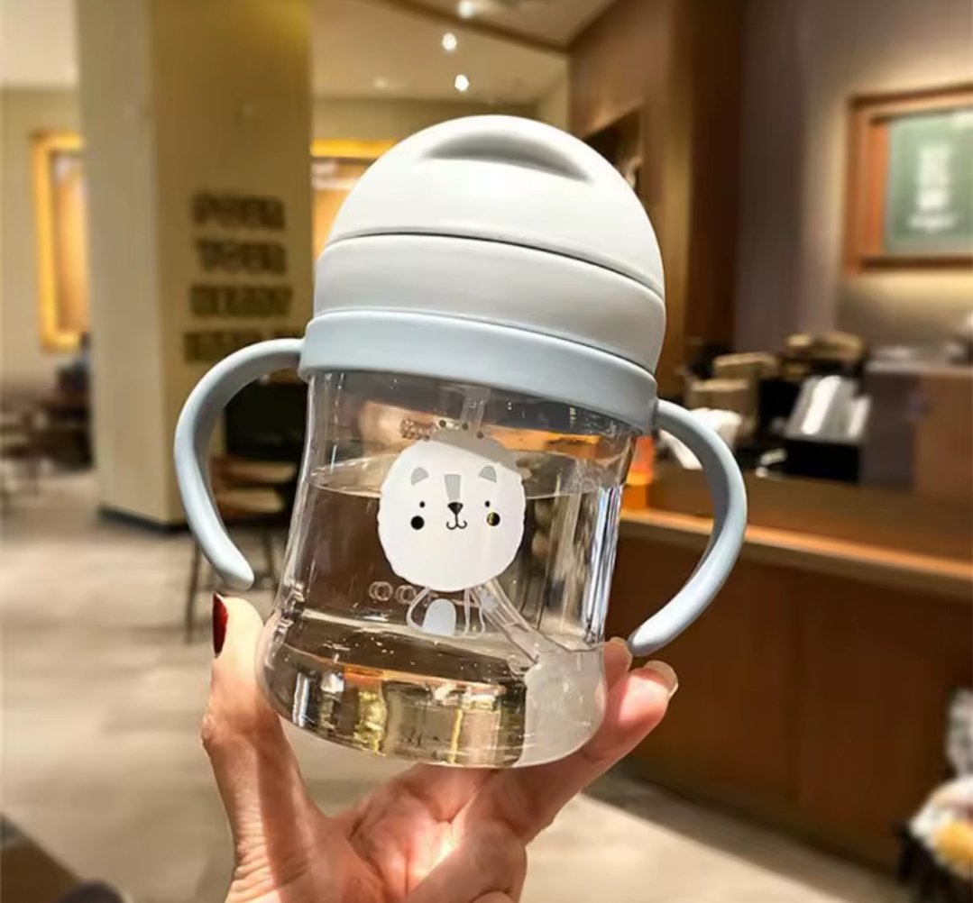 اكواب مصاصة مضادة للانسكاب للأطفال الصغار بسعة 250 مل - الصورة 5