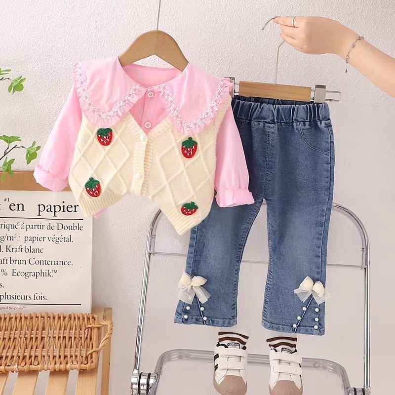 طقم بناتي كاجوال فخامة _ مميز