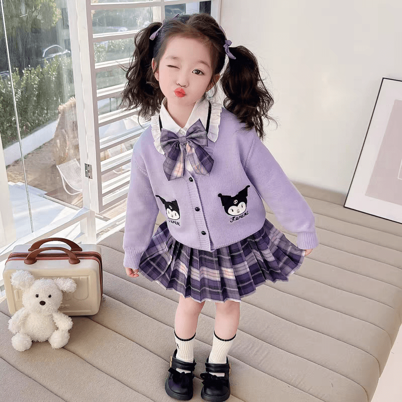 طقم بناتي راقي من احدث صيحات الموضة - الصورة 3