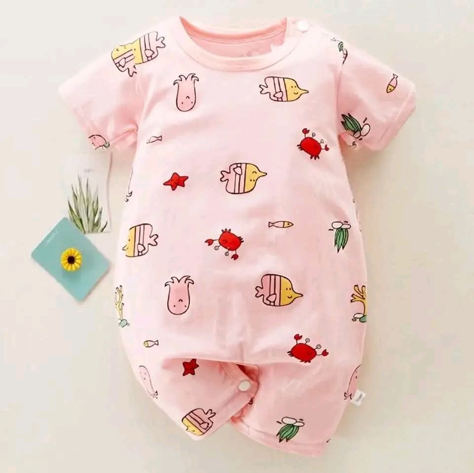 أفرول بناتي قطني بنمط أنيق