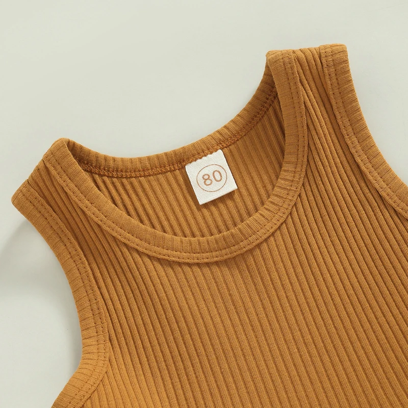 فستان بناتي جذاب بدون أكمام للفتيات الصغيرات - الصورة 4