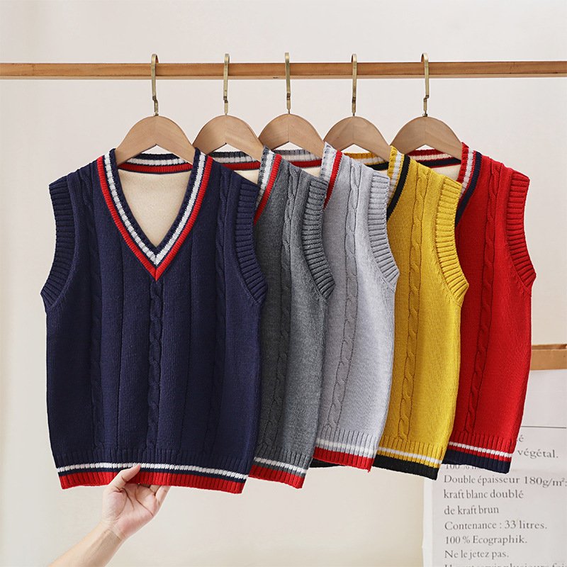 سترة علوية بدون أكمام للأولاد